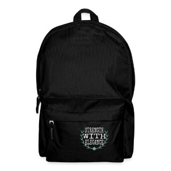 empowerment for success funny joke sayings - Backpack - black - Front