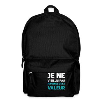 Humor Ich werde nicht alt Geburtstagsgeschenk - Rucksack - Schwarz - Vorne