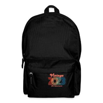 Jahrgang 2023 Ausgabe - Rucksack - Schwarz - Vorne