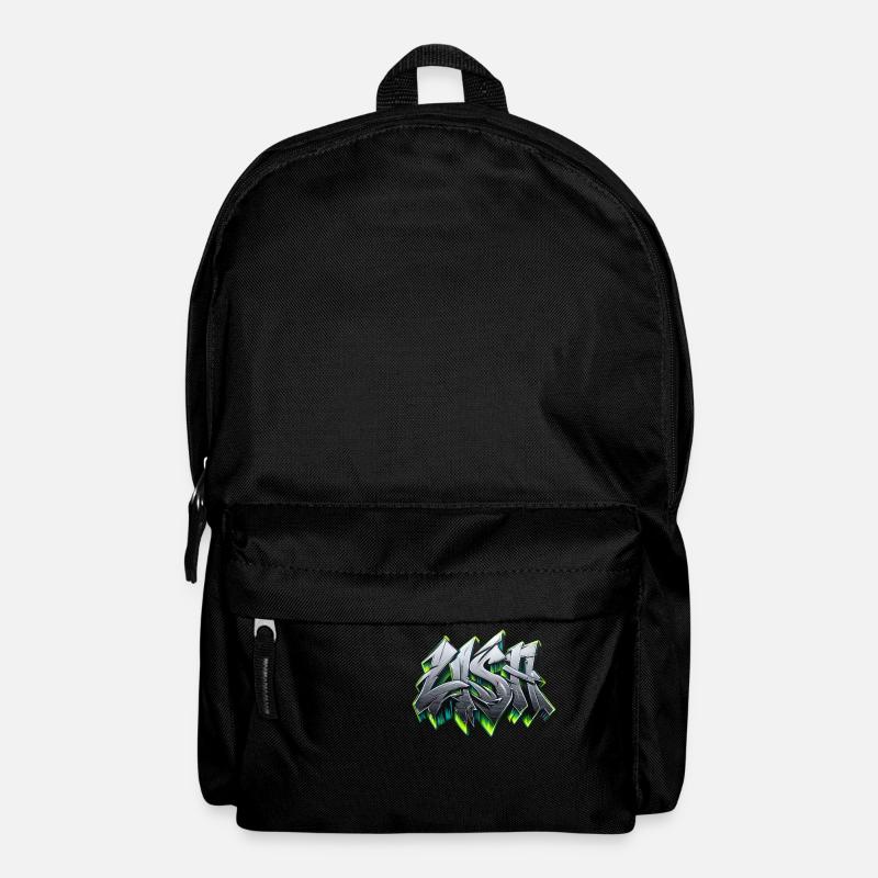 Lisa name graffiti - Rucksack - Schwarz