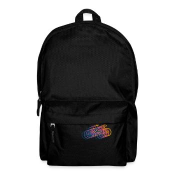 Bicycle Road Bike Vintage Retro - Backpack - black - Front