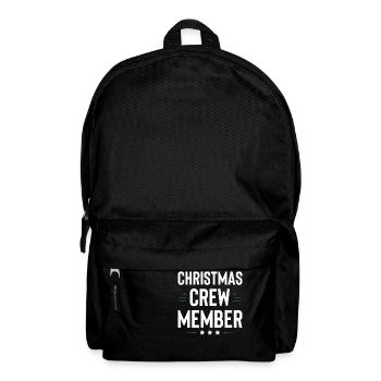 Christmas Crew - Rucksack - Schwarz - Vorne