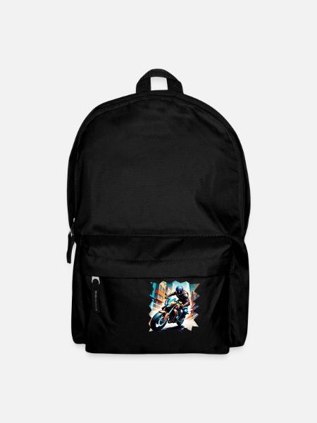 Motorcycle Racer - Backpack - black