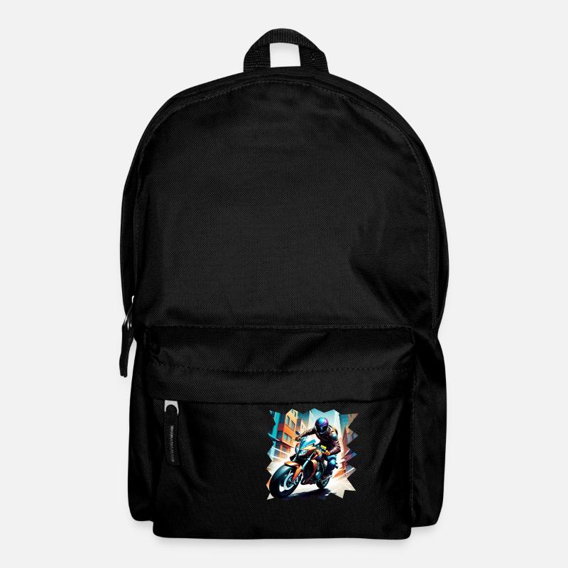 Motorcycle Racer - Backpack - black