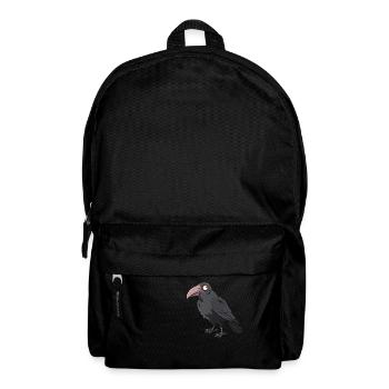 Mystic Raven with Bright Orange Eyes - Backpack - black - Front