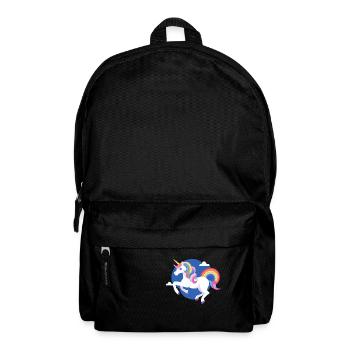 Rainbow Unicorn Unicorn Rainbow Horse LGBTQ 4 - Backpack - black - Front