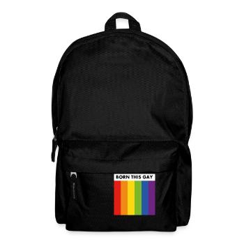 Né ce gay - Sac à dos - noir - Devant