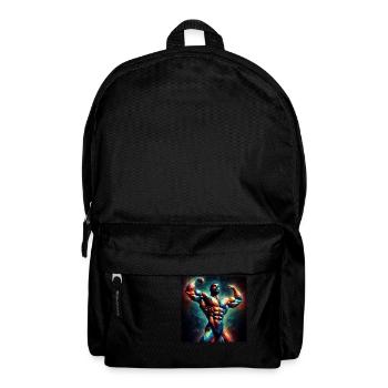 Culturisme - Sac à dos - noir - Devant