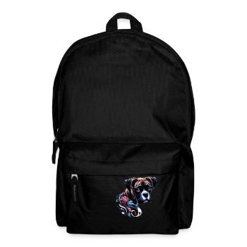 Boxer fleur - Sac à dos - noir - Devant