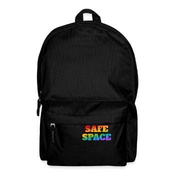 LGBT-sicherer Raum - Rucksack - Schwarz - Vorne