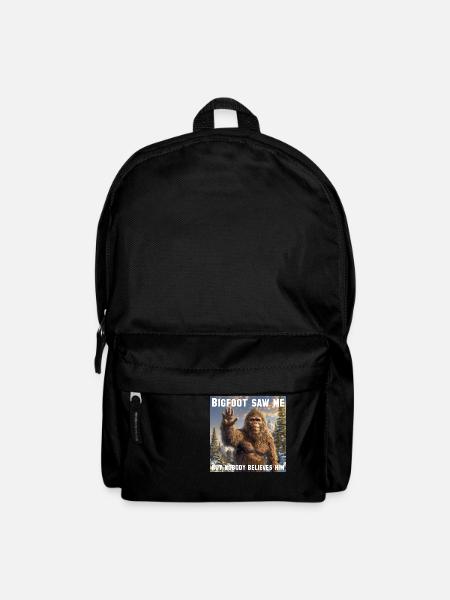 Bigfoot saw me, but nobody believes him - Rucksack - Schwarz