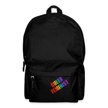 Féministe queer - Sac à dos - noir - Devant