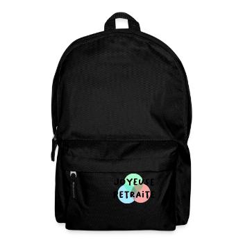 RUHESTAND. GLÜCKLICHER RUHESTAND. GLÜCKLICHER RUHESTAND - Rucksack - Schwarz - Vorne