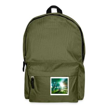 Self-love - Backpack - olive green - Front