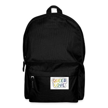 Queer love - Sac à dos - noir - Devant