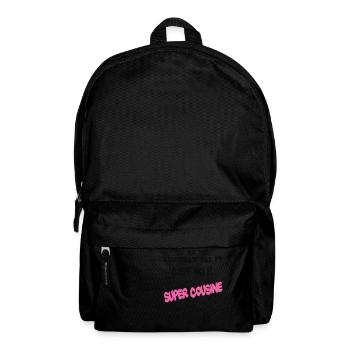 Super cousine - Sac à dos - noir - Devant