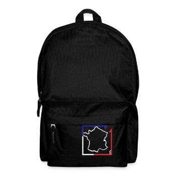France bleu blanc rouge - Sac à dos - noir - Devant