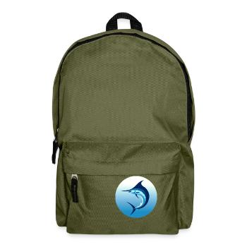Eleganter Marlin - Rucksack - Olivgrün - Vorne