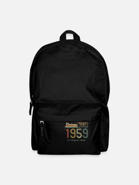 1959 Original 1959 Vintage Vintage Retro Jahrestag - Rucksack - Schwarz
