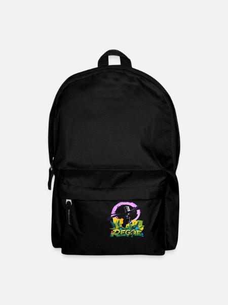 Reggae Mikrofon - Rucksack - Schwarz
