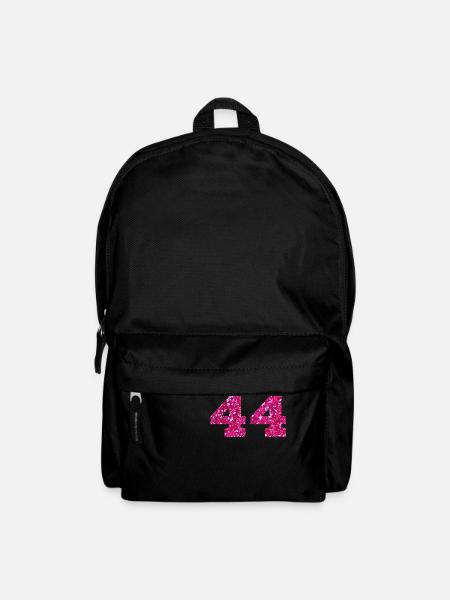 Nummer 44 Pink Glitter - 44. Jahrestag - Rucksack - Schwarz