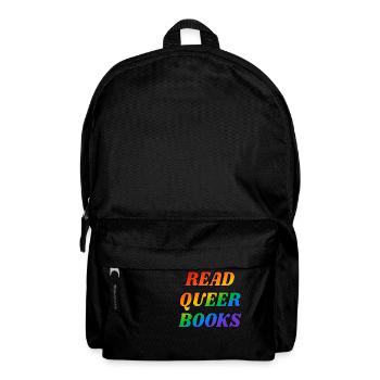 Lire des livres queer - Sac à dos - noir - Devant