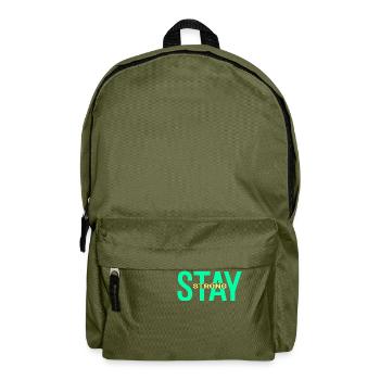 stay strong - Sac à dos - vert olive - Devant