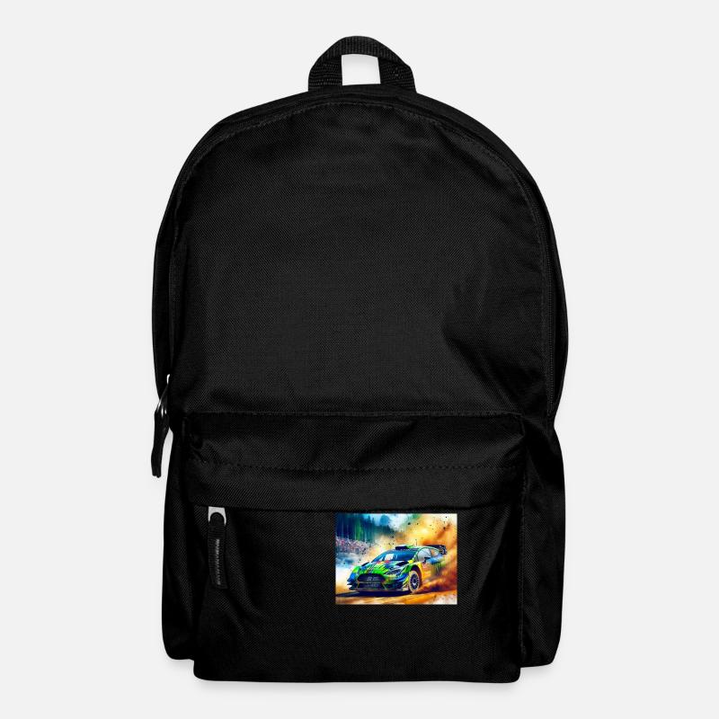 Rallye-Autorennen - Rucksack - Schwarz