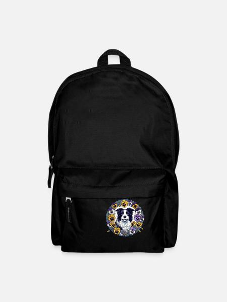 Border Collie - Rucksack - Schwarz