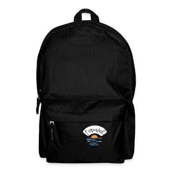 Expérience Wanderlust - Avion - Voyage - Plage - Sac à dos - noir - Devant