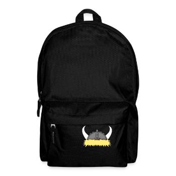 Viking helmet - Backpack - black - Front