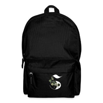 Nummer 5 Blumengrün -5. Geburtstag Blumen - Rucksack - Schwarz - Vorne