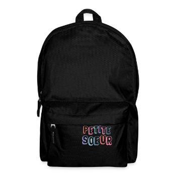 Petite soeur - nouveau né - Sac à dos - noir - Devant