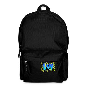 Graffiti "LAN" Printable on any medium! - Backpack - black - Front