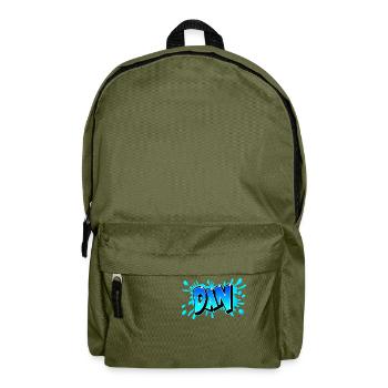 Graffiti "DAN" printed on any medium! - Backpack - olive green - Front
