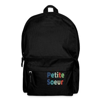 Birth, little sister, daughter - Backpack - black - Front