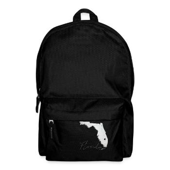 Real Volleyball en Floride Carte de l’État FL - Sac à dos - noir - Devant