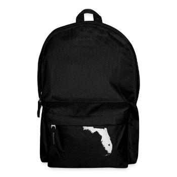 Echter Volleyball in der Florida State Landkarte - Rucksack - Schwarz - Vorne