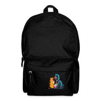 Fille urbaine - Sac à dos - noir - Devant