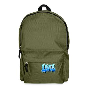 Luis Graffiti Name Printable on Everything - Backpack - olive green - Front