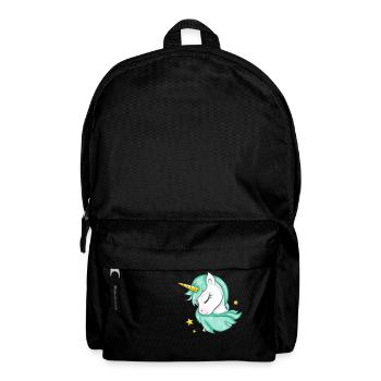 Süßes Einhorn - Rucksack - Schwarz - Vorne