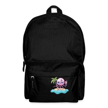 Jellyfish Summer Beach Comic - Backpack - black - Front