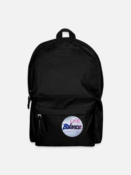 Lebensbalance - Rucksack - Schwarz