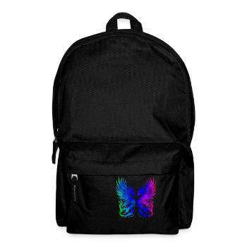 Fantasy Dragon Anime Drachenkopf Mythisch Reptil Magie - Rucksack - Schwarz - Vorne