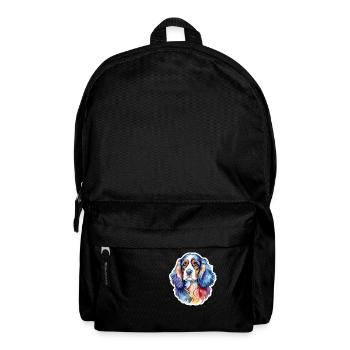 Cocker américain Épagneul Aquarelles - Sac à dos - noir - Devant
