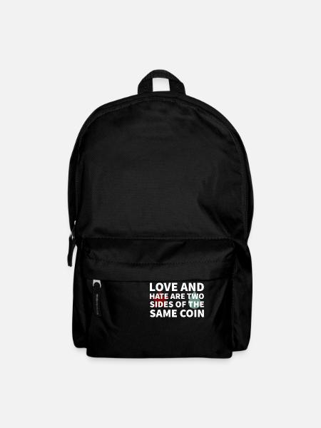 Love and Hate - Rucksack - Schwarz