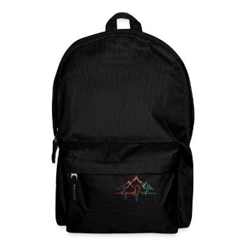 Heartbeat Mountain - Backpack - black - Front