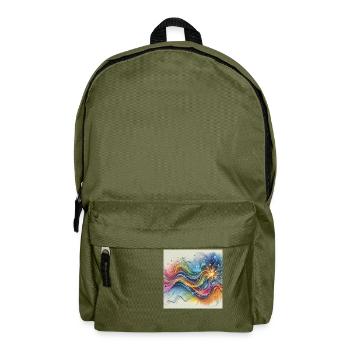 Guten Morgen - Rucksack - Olivgrün - Vorne