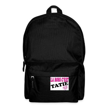 La patronne c"est TATIE - Sac à dos - noir - Devant