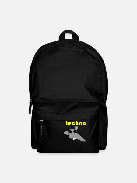 techno maus 3 - Rucksack - Schwarz